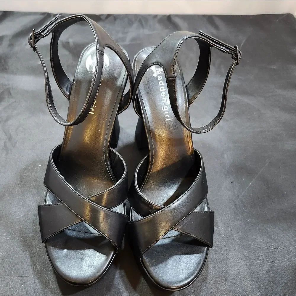 BRAND NEW MADDEN GIRL CRISS-CROSS STRAP PLATFORM ESPADRILLE OPEN TOE SANDAL G1